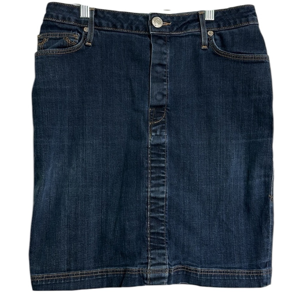 True Religion Jean Skirt Size 28